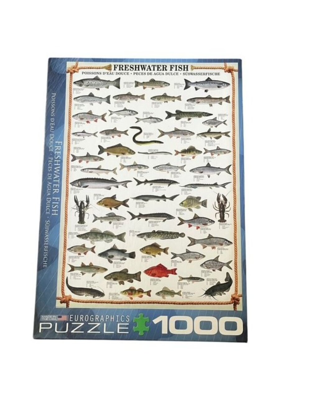 EuroGraphics 1000 Piece Freshwater Fish Puzzle